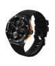 Dany Evolution Silicone Smartwatch-Black & Orange - On Installments - IS-0240